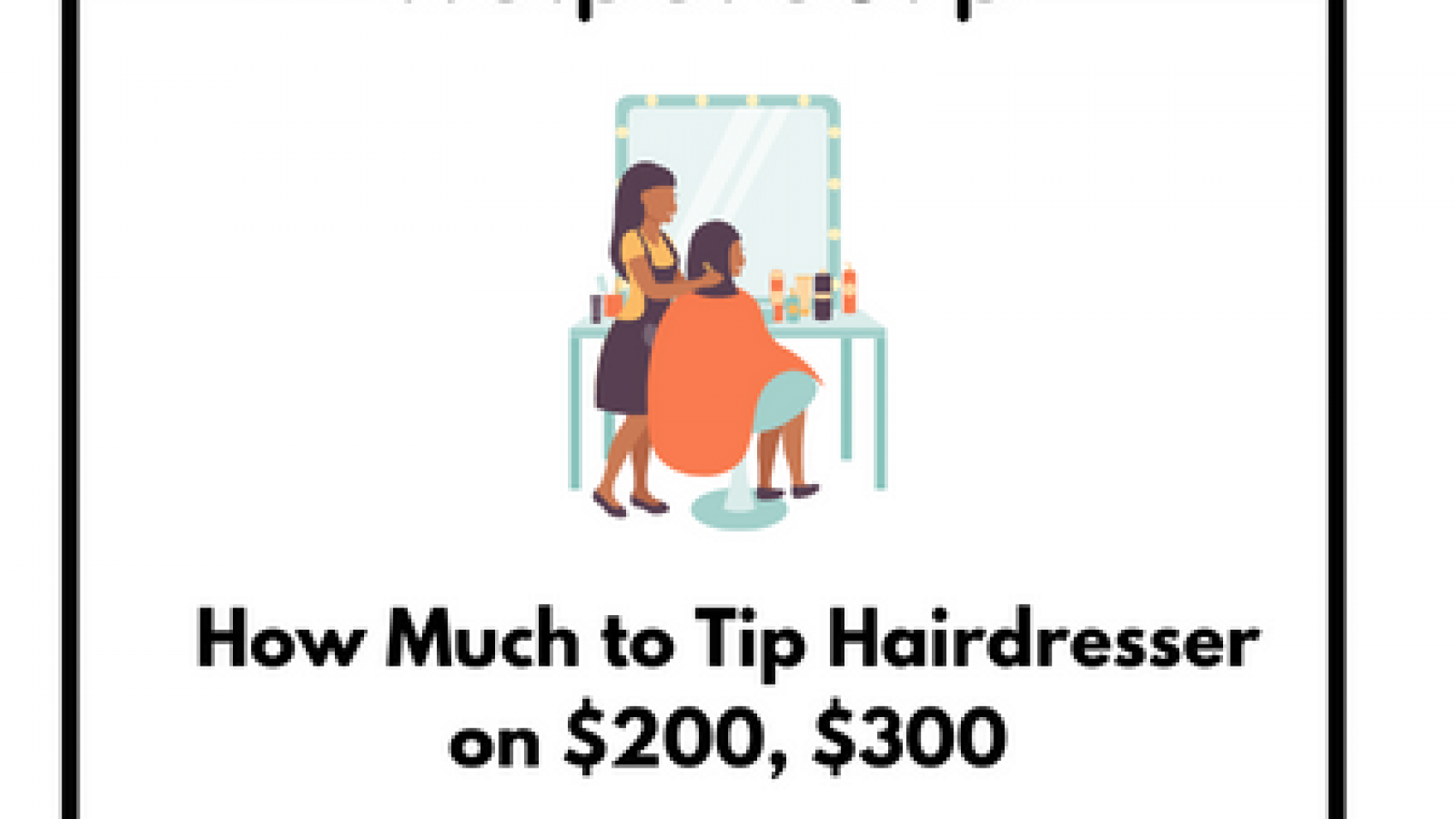 how much to tip hairdresser